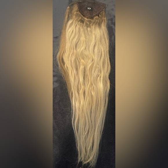 foxy locks hair extensions ponytail Santorini Blonde 26” - Picture 3 of 4
